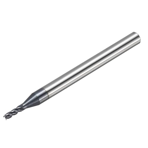 1.8mm Carbide End Mill, 5.4mm Cut L, 50mm L, 4mm Shank, Black - color: Black, size: 1.8mm Dia,5.4mm CL,50mm L,4mm Shank
