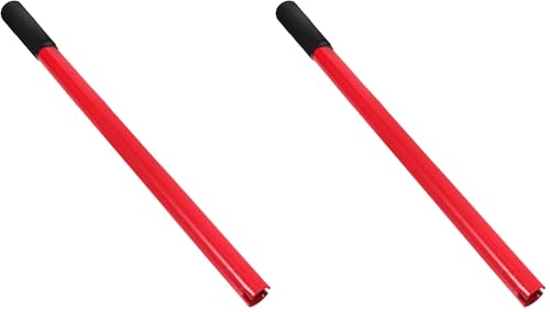 Yardwe Hydraulic Jack Handle Replacement, 3 Ton Floor Jack Handle Replacement for Car Jack Handle Replacement Accessories, Red (Pack of 2) - size: 37.00X2.00X2.00CM (Pack of 2)