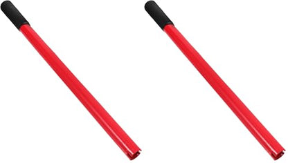 Yardwe Hydraulic Jack Handle Replacement, 3 Ton Floor Jack Handle Replacement for Car Jack Handle Replacement Accessories, Red (Pack of 2) - size: 37.00X2.00X2.00CM (Pack of 2)