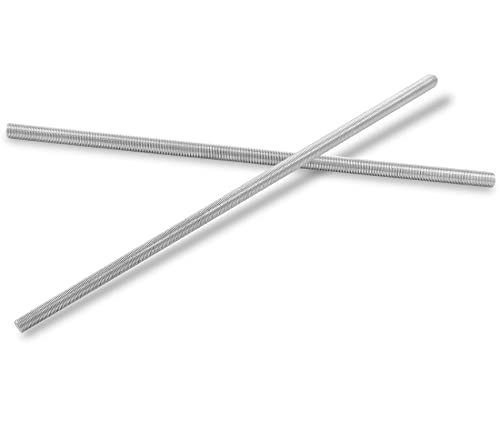 Murtenze M5 x 250mm Fully Threaded Rod, 2Pcs - size: M5 x 250mm