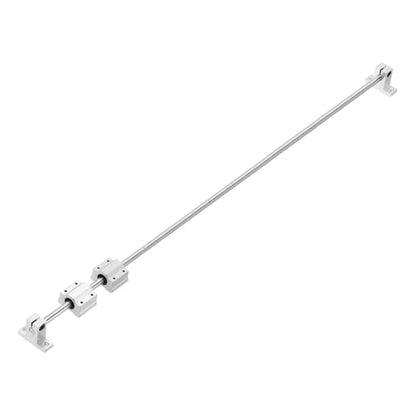 uxcell 2 Pcs 8mm x 950mm Linear Motion Rail Shaft Slide Guide with 4 Pcs SCS8UU Bearings and 4 Pcs SK8 Rail Support Linear Motion Rod Shaft Guide Set for CNC Machine 3D Printer, Silver - size: 950mm