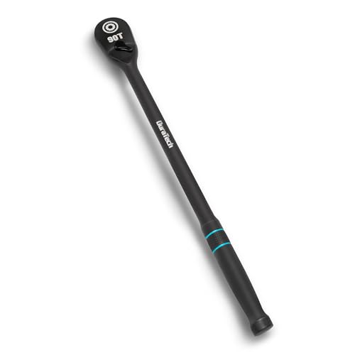 DURATECH Extra Long Handle 1/2-Inch Drive Ratchet, 90-Tooth Ratchet Wrench - size: 1/2" with 15" handle