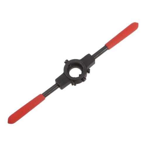 uxcell Die Stock Handle Wrench, for Metric M4.5-M6 (Metric) / 3/16"-1/4" (UNC/UNF) / 20mm OD Round Dies, 20mm x 7mm Threading Die Holder with Plastic Handle - size: M4.5-M6