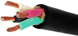 Nassau Electrical Supply 2/4 SOOW Wire Cord Cable Portable Power 2 Gauge 4 Conductor (1000FT) 600V - size: 1000FT