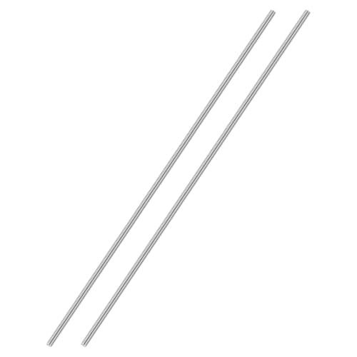 M2-0.4 Fully Threaded Rod 200mm Length Coarse Thread 2Pcs - size: M2-0.4 200mm