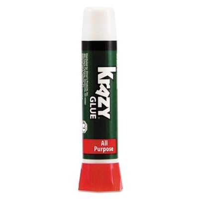 Krazy Glue Original Crazy Super Glue All Purpose Instant Repair, (Pack of 5) (Green, Pack of 4) - size: Pack of 4