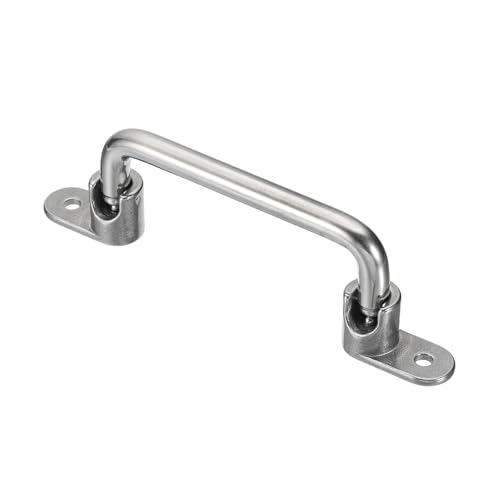 uxcell 304 Stainless Steel Folding Pull Handle (Hole Distance 5") - size: 5 Inch