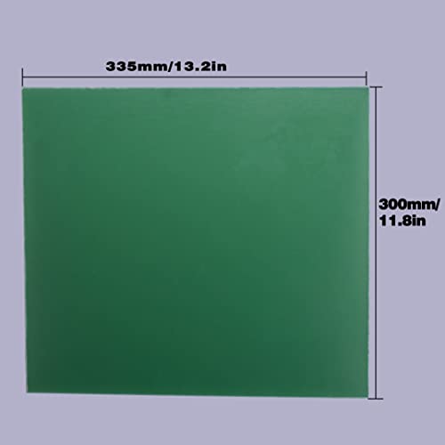 FR4 Epoxy-Sheet Resin Glass-Fiber Insulation-Plate - 335X300X3.0MM Green - size: 335×300×3mm