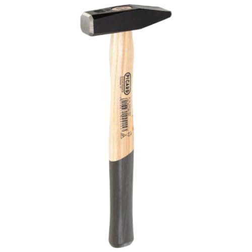 Picard Riveting Hammer 1000g – German Pattern, Hardened Steel Head, Black Powder Coated, Ash Handle, Blacksmith Tools & Metalworking – 0000101-1000 - size: 1000g
