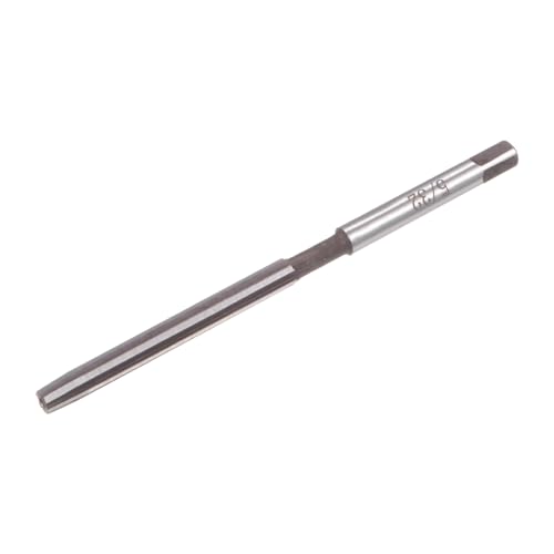 uxcell 5/32" Hand Reamer H8 Accuracy Alloy Tool Steel 6 Flutes Straight Shank Milling Cutter Tool - size: 5/32"
