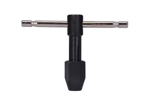 Century Drill & Tool 98502 T-Handle Tap Wrench, 1/4"-1/2", 7.0-12.0mm - size: 1/4" to 1/2", 7.00 to 12.0M