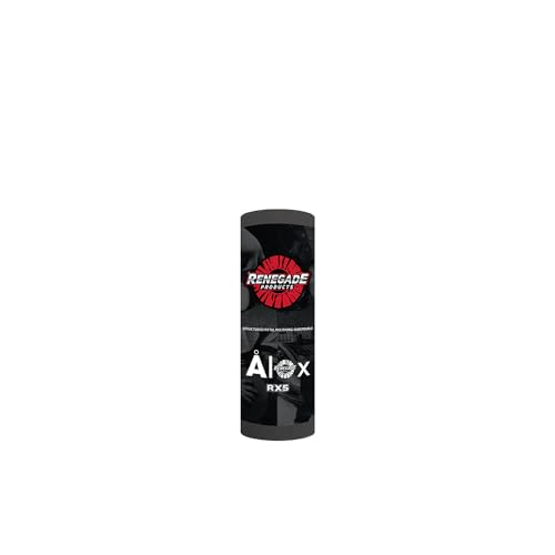 Renegade Products AlOx Aluminum Oxide Polishing Compound Bars for Aluminum, Stainless Steel, Brass & Copper-No Filler (RX5: Ultra Fine Finish (White), Junior Bar (12 Oz.)) - color: RX5: Ultra Fine Finish (White), size: Junior Bar