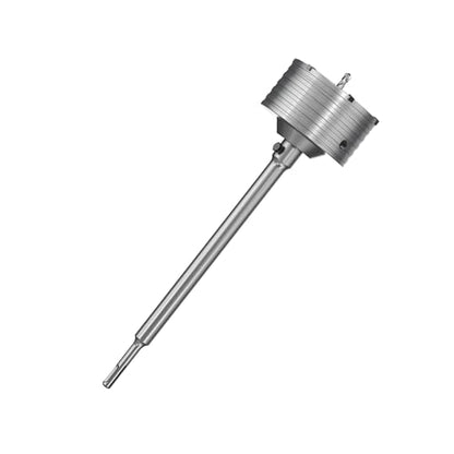 HUHAO Professional 4" (100mm) Concrete Hole Saw with 330mm Round Shank, Masonry Hole Cutter Set for Concrete, Brick, Cement, Stone, Wall Drilling - size: 4"(100mm)