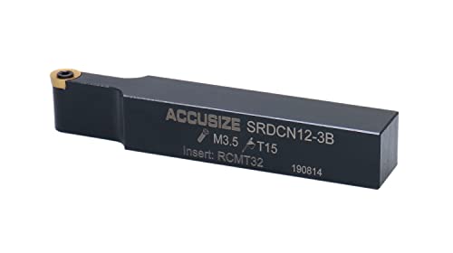 Accusize SRDCN12-3B Indexable Tool Holder, 3/4 x 4-1/2 in, 2376-0012INS - size: 3/4 x 4-1/2 in, add'l 10 inserts