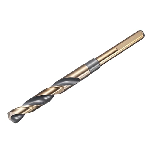 uxcell 15/32" Drill Bit 3/8" Reduced Shank 3-Flat M35 5% Cobalt HSS - size: 15/32" with 3/8" Shank