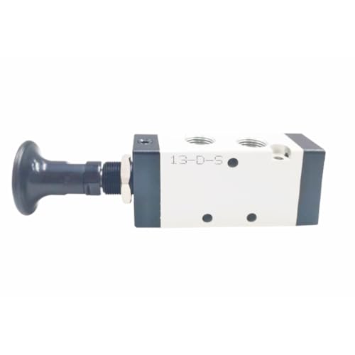 Push-Pull Valve AirTAC 4L310-10 3/8" NPT 5/2 Way Hand Lever 2 Position 5 Way Pneumatic Air Manual Control Direct Acting Type 0-145 PSI - size: 3/8 NPT, style: 5/2 way