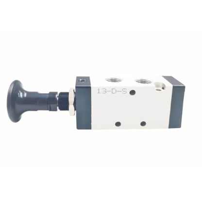Push-Pull Valve AirTAC 4L310-10 3/8" NPT 5/2 Way Hand Lever 2 Position 5 Way Pneumatic Air Manual Control Direct Acting Type 0-145 PSI - size: 3/8 NPT, style: 5/2 way