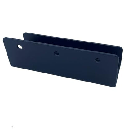 4 PCS Black Steel Wall Tile Bracket, Ladder Hanger for Wall Mount, U Bracket, Billboard Hook, Thickness 2 mm, Slot Width 38mm - size: Slot width 38mm