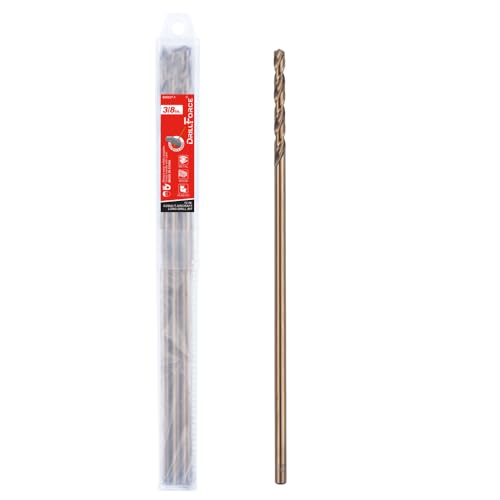 3/8 in. x 12 in. Cobalt Aircraft Extension Drill Bit(1PC), M35 High Speed Steel Drill Bit Extra Long Deep Hole Drilling for Stainless Steel, Plastic and Wood - size: 3/8"x12"(1PC)