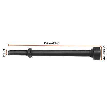 2 PCS 2/5" Diameter 7 Inch Air Hammer Bits, Pneumatic Chisel Bits Tools for Removing Rotors, Drums, Hubs and Replacing Wheel Studs
