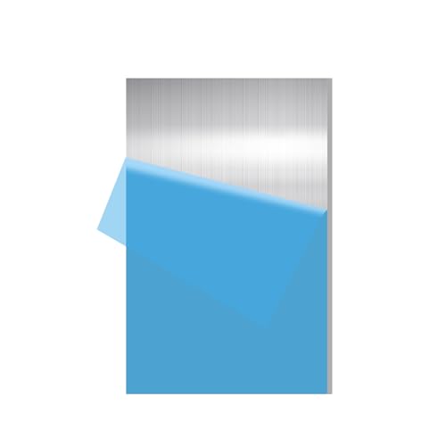 1PCS 6061 Aluminum Sheet Metal 1/4" x 8" x 16", Aluminum Plates Covered with Protective Film, Heat Treatable Aluminum Flat Bar for DIY Craft, Industry - size: 1/4", style: 8" × 16", 1Pcs