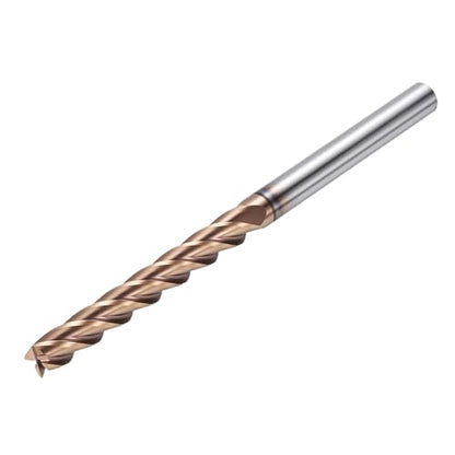Carbide End Mill 1/4" Dia 2" CL 4" L 1/4" Shank 4 Flute - size: 1/4" Dia - 2" CL - 4" L - 1/4" Shank