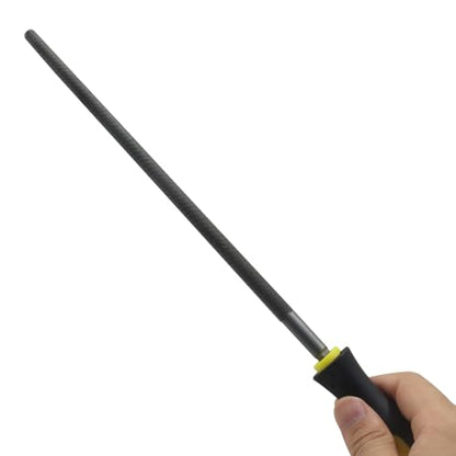 10 Inch Round File, Carbon Steel Rat Tail Metal File Tool - size: 10 inch