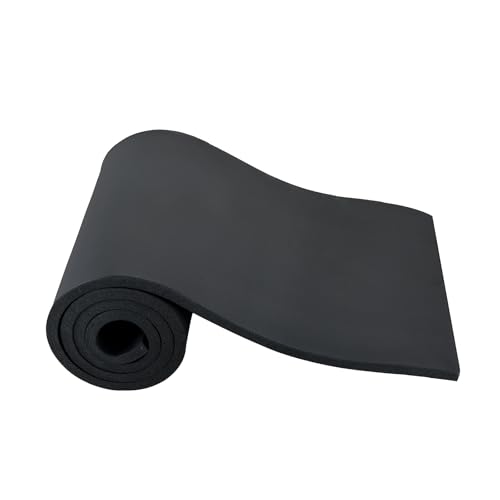 NYXOVA Neoprene Sponge Foam Sheet Roll, Closed Cell Foam Rubber Padding Without Adhesive, Soundproof Insulation, Shock Absorption for DIY, Gaskets, Crafts (1/2" x 13" x 60") - size: 1/2" x 13" x 60"