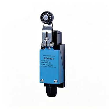 SF-8104 Roller Lever Limit Switch 5A 250VAC SPDT IP67 Waterproof Mechanical Position Switch for Industrial Automation