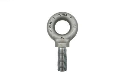 GORILA Lifting Mechanical Shoulder Eye Bolt | 1 1/2" - 6 x 3 1/2" | 21050 LBS (9,55 Ton) | Safety Factor 4:1 | Since 1989 - size: 1 1/2" - 6 x 3 1/2"