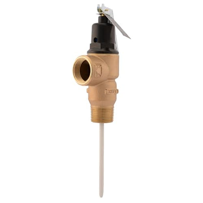 Cash Acme 3/4 Inch FVX-5C Female Inlet Commercial Temperature and Pressure Relief Valve, Brass Plumbing Fitting, 16931-0150 - size: 3/4 in. FVX-5C