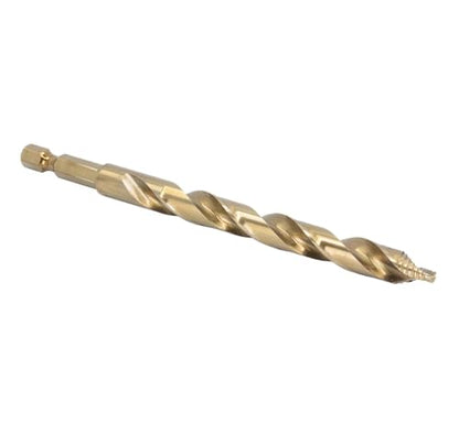 Drill America 3/16" Cobalt Stepped Point Drill Bit with Quick Change Hex Shank - size: 1 Piece (3/16")