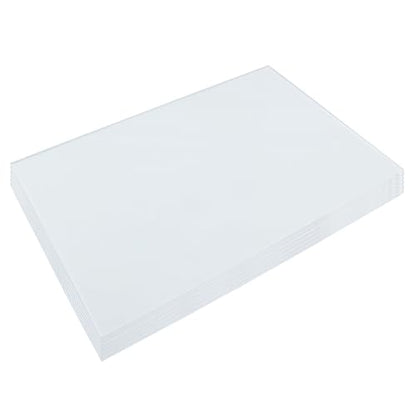 Hitefu 6 Pack Clear Acrylic Sheets 2mm Thick 4" x 6" - size: 4" x 6" x 2mm