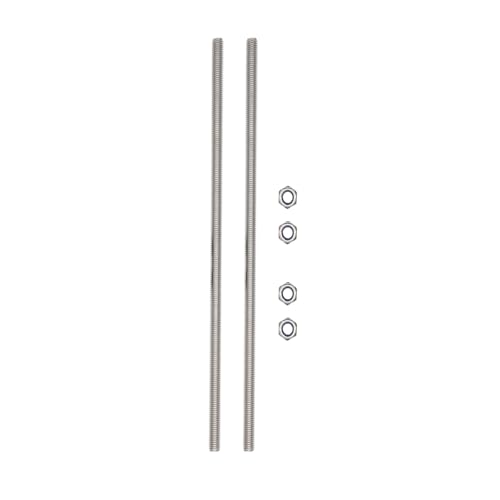 M5x250mm Threaded Rod 5 pcs 304 Stainless Steel Fully Metric Threaded Rod - size: M5*250mm
