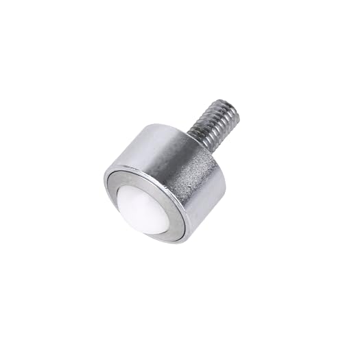 4 Pcs Transfer Bearing Flange Mounted Nylon Roller 0.59 Inch 99lbs Load Capacity