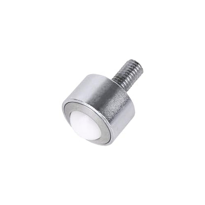 4 Pcs Transfer Bearing Flange Mounted Nylon Roller 0.59 Inch 99lbs Load Capacity