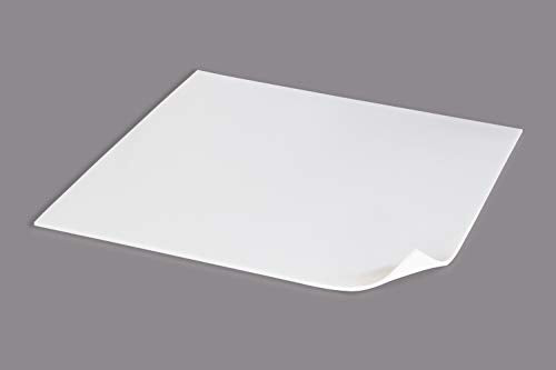 MATNIKS Food Grade Silicone Rubber Sheet 12x12-inch by 1/8 White - Duro Shore A65 High Temperature Heavy Duty for Gaskets DIY Food Covers Lids Sealing Material Supports Microwave Oven Protection - size: White 1/8-inch Thick