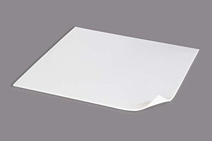 MATNIKS Food Grade Silicone Rubber Sheet 12x12-inch by 1/8 White - Duro Shore A65 High Temperature Heavy Duty for Gaskets DIY Food Covers Lids Sealing Material Supports Microwave Oven Protection - size: White 1/8-inch Thick