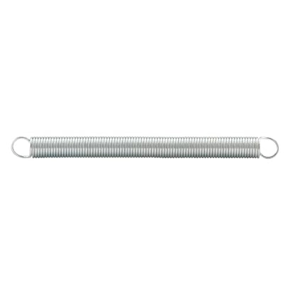 Prime-Line SP 9656 Extension Spring, Spring Steel Construction, Nickel-Plated Finish, 0.015 GA x 1/8 In. x 1-1/2 In., Closed Single Loop (2 Pack)