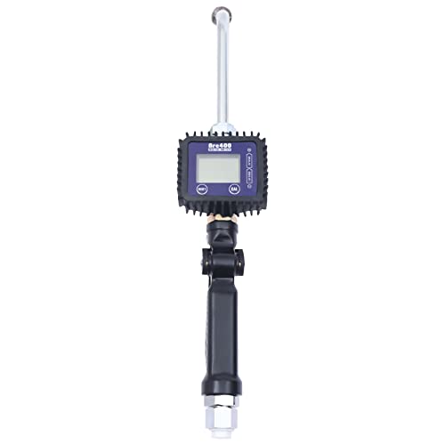 Gun Oil Electronic Digital Air Operated Oil Transfer Pump Oil Gun Oil Nozzle Gun Flow Meter Oil Hose Control Valve Heavy Duty + Meter Oil Dispenser Automotive Digital Fuel Gun - color: Hard tube+2 batteries