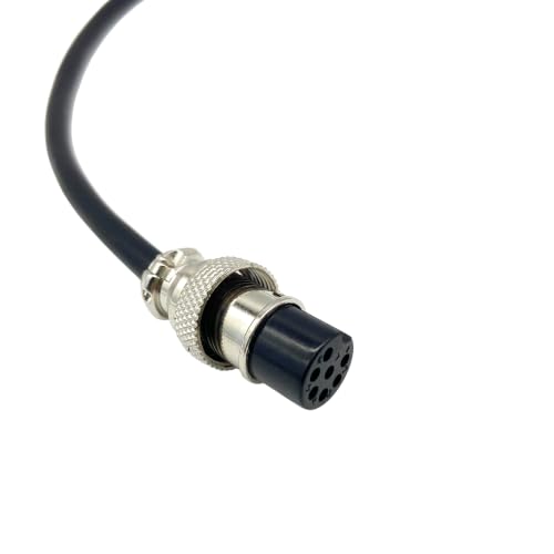 GX16 7 Pin Aviation Connector Cable Female Plug with Wire 1M - color: 7 pin, size: 1 m