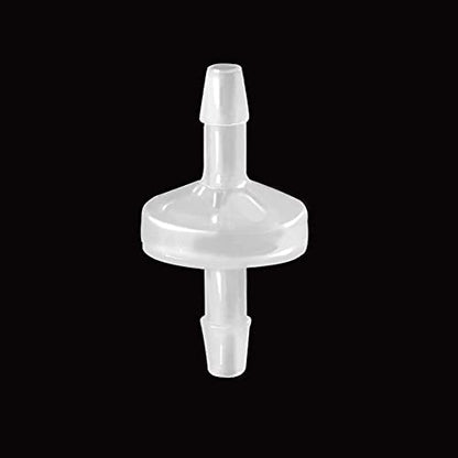 One Way Check Valve, 1/8"(3MM) Hose Barb Non Return (Pack of 3) - size: 1/8 Inch