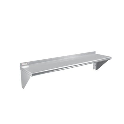 STABLEINK NSF Stainless Steel Wall Shelf 12x48 Inches, Commercial Kitchen - size: 12"x48"