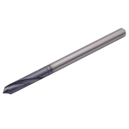5Pcs 1/8" 2 Flute 90 Degree Solid Carbide Spot Drill - AlTiN Coated - size: 1/8 in