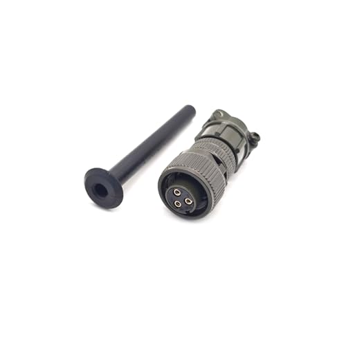 MS3106A10SL-3S Industrial Circular Heavy-Duty Connector, MIL-DTL-5015 Series Threaded Connector 3 Pin Contacts Solder Female Straight Plug, 10SL Shell Size for Industrial and Machinery and Equipment - size: MS3106A10SL-3S