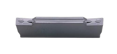 DLTOOLS Industrial MGMN400 PVD Coated(Black&Grey) CNC Grooving Carbide Inserts Cutting Tools for Steel,10pcs - size: DL-MGMN400, style: PVD Coated(black&grey)