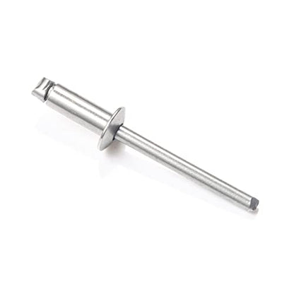 1/8" x 1/2" Stainless Steel Blind Rivets, 3.2 x 12.7mm Pop Rivets, Pack of 50 - color: Stainless Steel, size: 1/8" x 1/2"