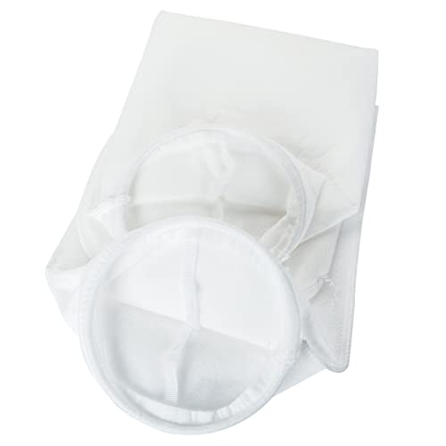 6 Pack Filter Socks 7 Inch Ring by 32 Inch Long 50 Micron Filter Bag, Felt Filter Socks for Aquarium, Industry, Chemical, Water Liquid Filter Bags