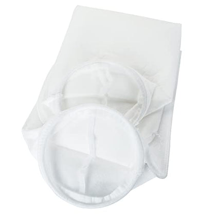 6 Pack Filter Socks 7 Inch Ring by 32 Inch Long 50 Micron Filter Bag, Felt Filter Socks for Aquarium, Industry, Chemical, Water Liquid Filter Bags