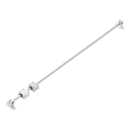 uxcell 2 Pcs 8mm x 1000mm Linear Motion Rail Shaft Slide Guide with 4 Pcs SCS8UU Bearings and 4 Pcs SK8 Rail Support Linear Motion Rod Shaft Guide Set for CNC Machine 3D Printer, Silver - size: 1000mm
